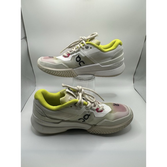 On The Rodger Pro 2 "white Lime" Women's Athletic Shoes 6.5 - Picture 2 of 9